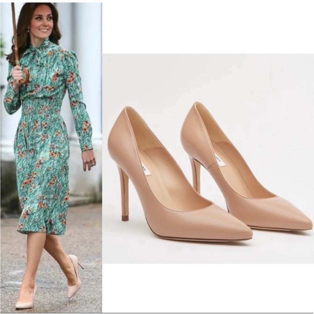 LK BENNETT | Fern Heels | Pointed Toe| Leather |Kate Middleton favorite | NWT